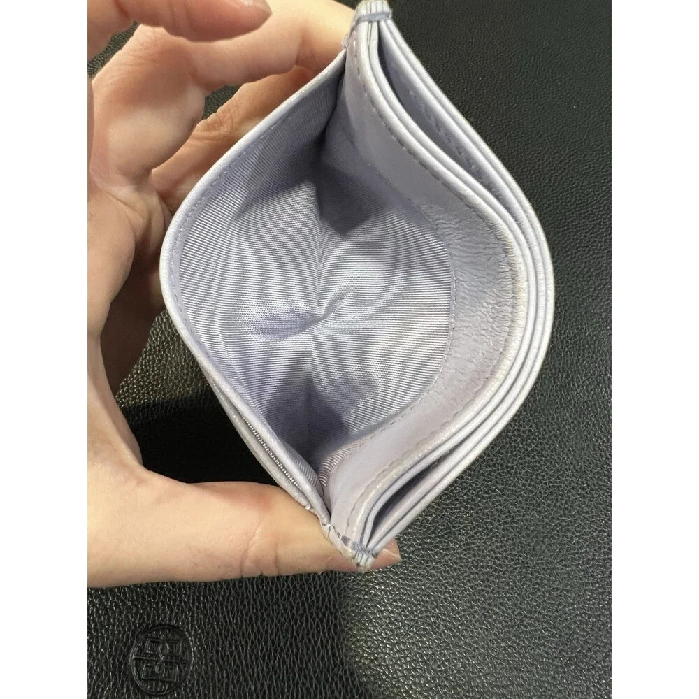 Chanel 19 Lavender Gold Card Case With Authenticity